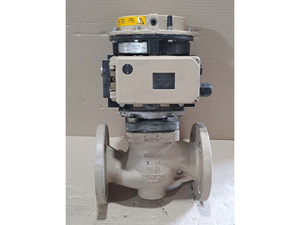 SAMSON 3372+3730-0+3321 DN 50 Pneumatic control valve 1 PCS 3730-0 | CPU - Зображення 1