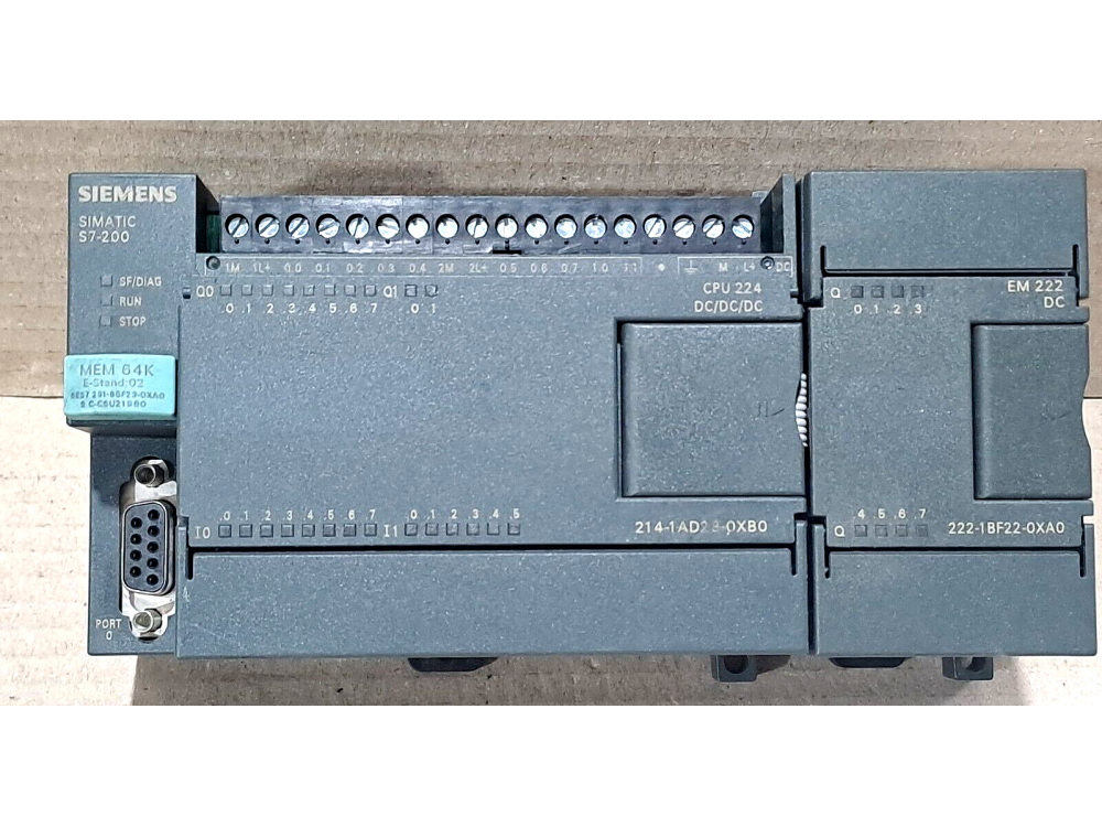 Siemens 6ES7 214-1AD23-0XB0 + 6ES7 222-1BF22-0XA0 1 lot #D7809# 6ES7 214-1AD23-0XB0 | Siemens - Зображення 1