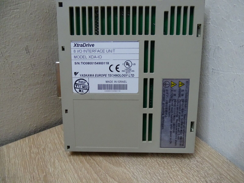 YASKAWA XtraDrive XDA-IO Input/Output Interface Module (8 I/O INTERFACE UNIT) 1 PCS XDA-IO | Yaskawa - Зображення 1