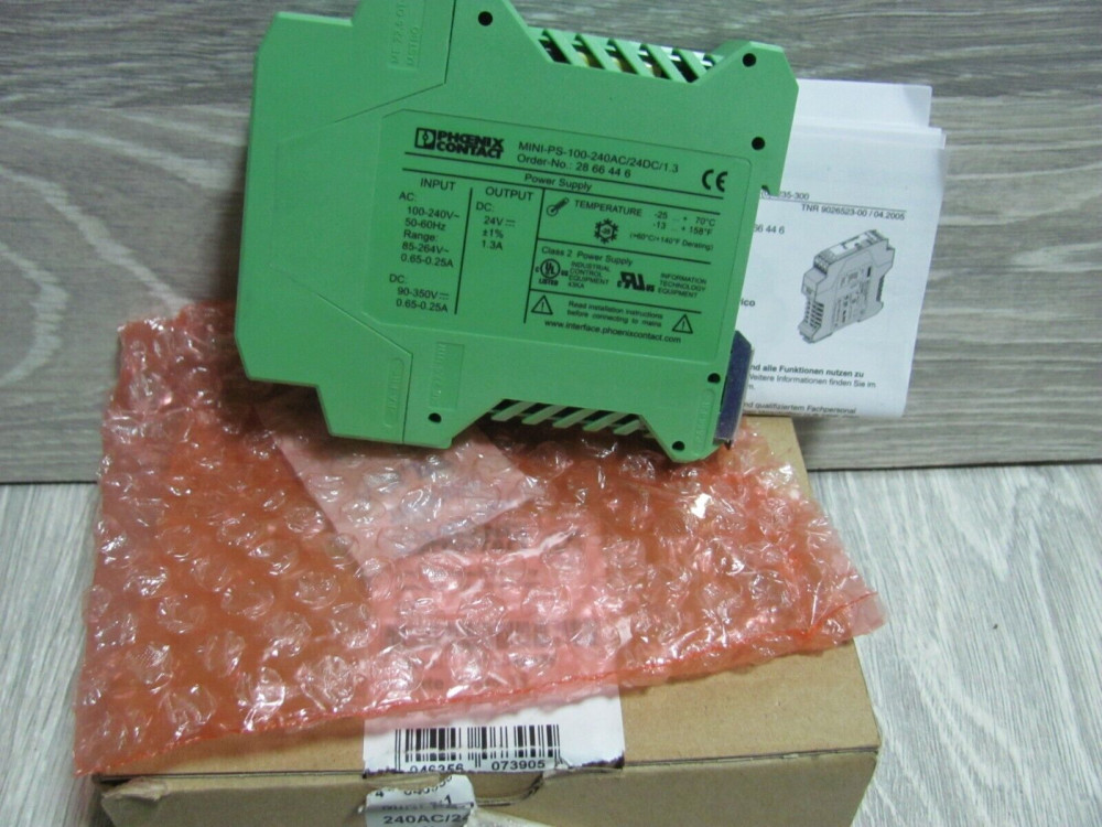 Phoenix contact MINI-PS-100-240AC/24DC/1.3 Power supply 1 PCS MINI-PS-100-240AC/24DC/1.3 | Phoenix Contact - Зображення 1