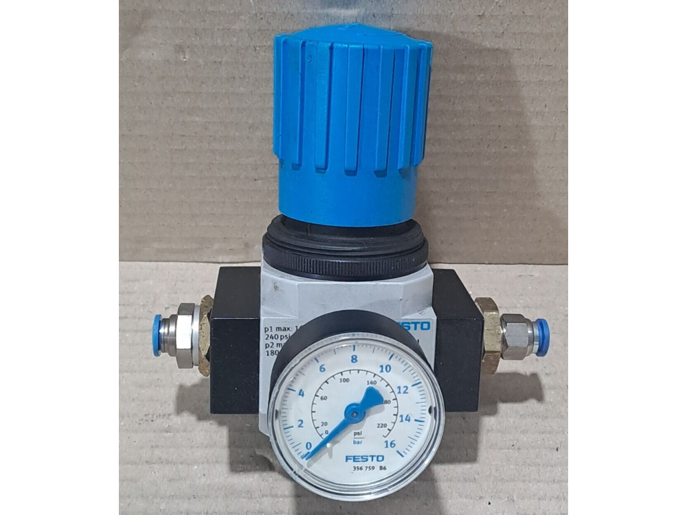 Festo LR-D-MIDI B943 159581 With pressure gauge Pressure regulator 1 PCS #D7809# LR-D-MIDI | Festo - Зображення 1