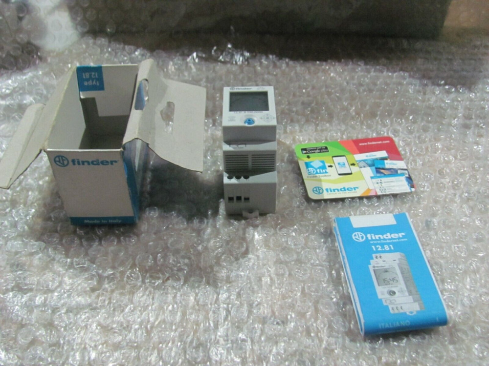FINDER 12.81.8.230.0000 250V AC / 16A time relay 1 PCS #D7809# 12.81.8.230.0000 | FINDER - Зображення 1