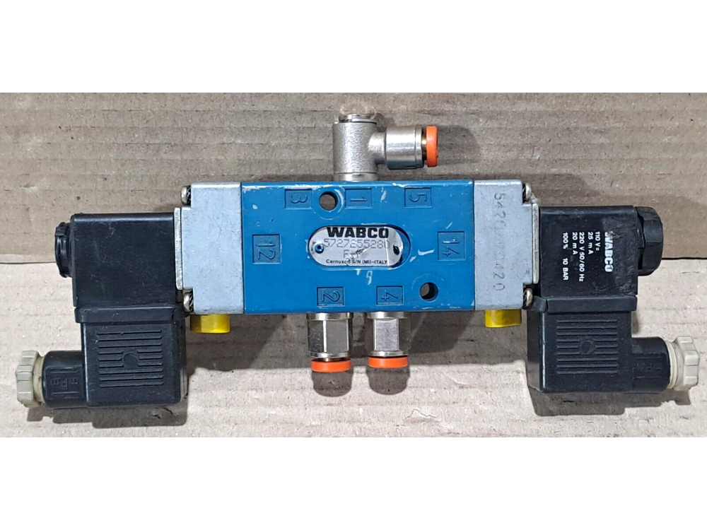 wabco 572.725.5280 Solenoid Valve 1 PCS #D7809# 5727255280 | WABCO - Зображення 1