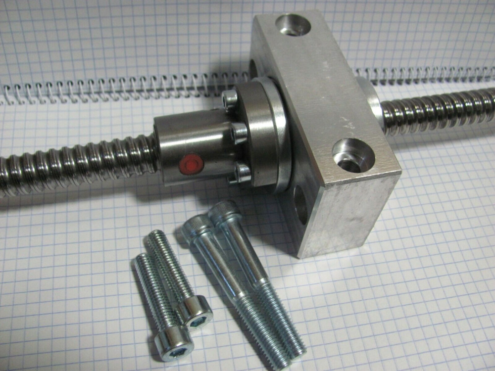 Fixture, for ball screw 1605, 1610 for rotation with a nut CNC Fixture | Unbranded - Зображення 1