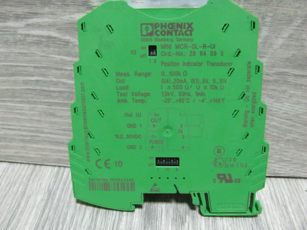 2864095 MINI MCR-SL-R-UI Phoenix Contact Position Indicator transducer 1 pcs MINI MCR-SL-R-UI | Phoenix Contact - Зображення 1