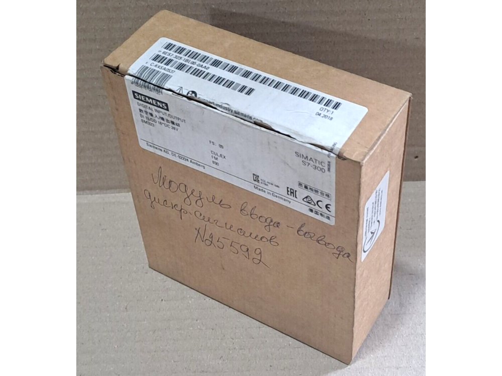 Siemens 6ES7323-1BL00-0AA0 Digital module SM 323 1 PCS #AD1612# 6ES7323-1BL00-0AA0 | Siemens - Зображення 1