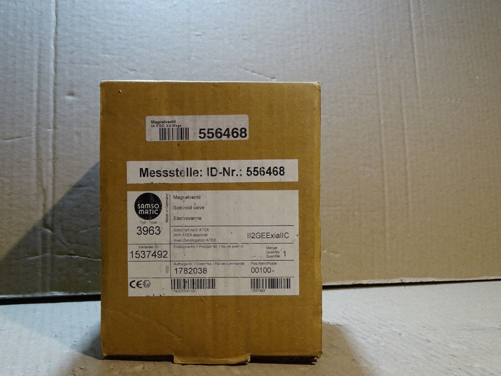 SAMSOMATIC 3963-1 Solenoid Valve 1PCS #1476# 3963-1 | SAMSOMATIC - Зображення 1