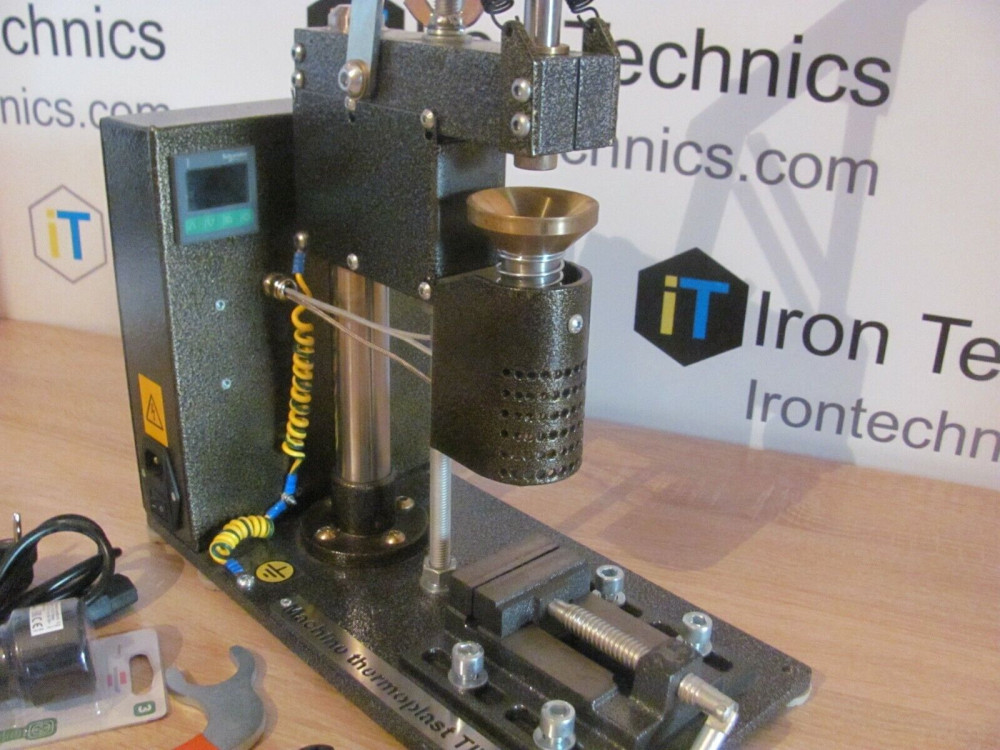 Manual injection molding machine for plastic TP-180 0-400C° thermoplast | Iron Technics - Зображення 1