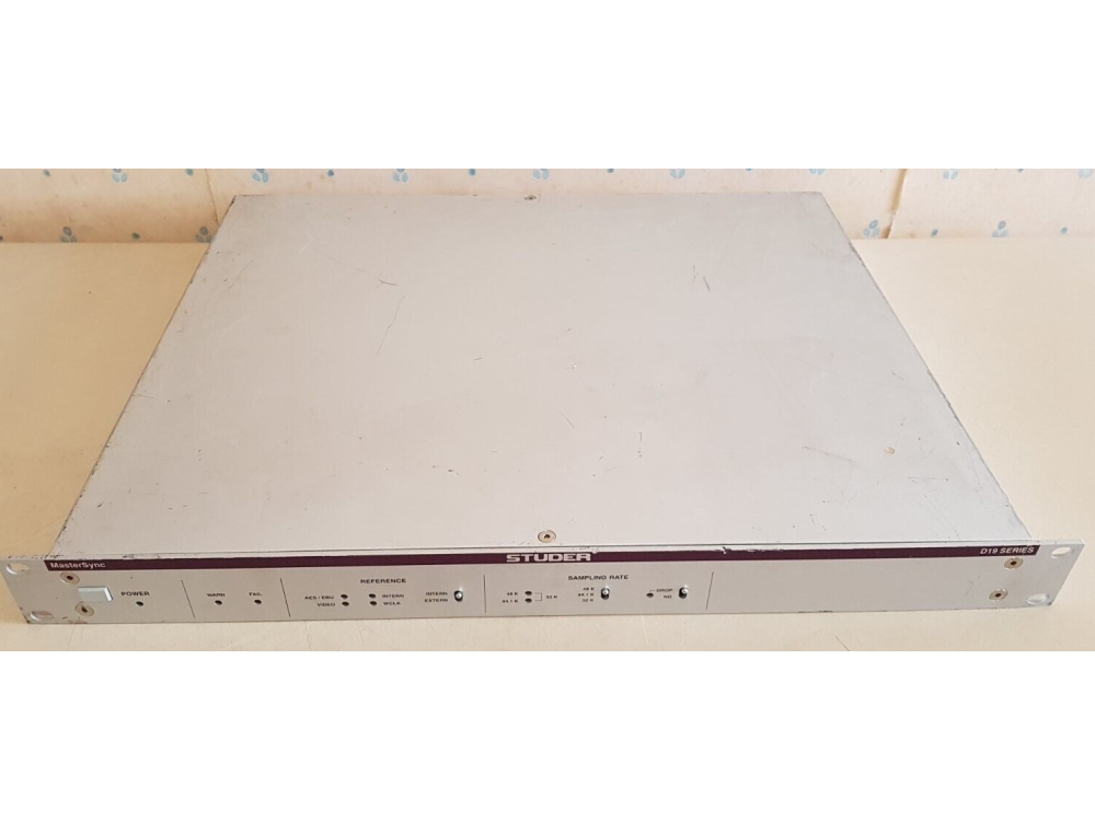 STUDER D19 SERIES MasterSyns 100-240 V 0.5-0.25 A 50-60 Hz #BD7809# D19 SERIES | Studer - Зображення 1