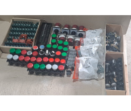 1 lot Buttons, on, off, lights. Elfin, Raptor, Eaton, ABB, Acko