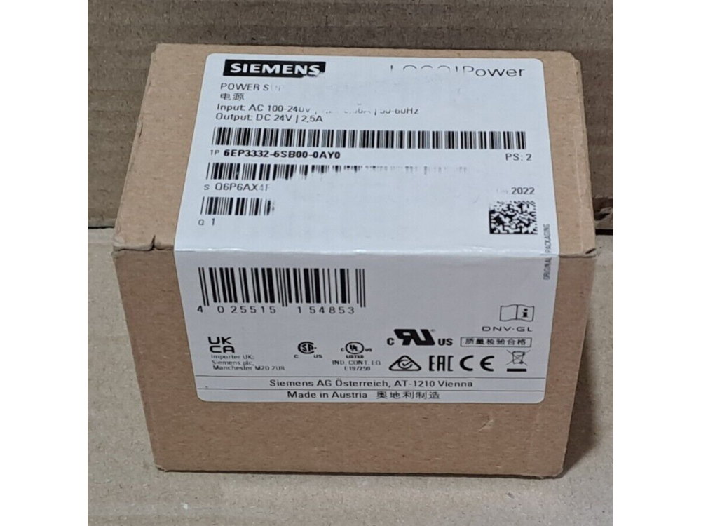 Siemens 6EP3332-6SB00-0AY0 Stabilized power supply 1 pcs #AD1612# 6EP3332-6SB00-0AY0 | Siemens - Зображення 1