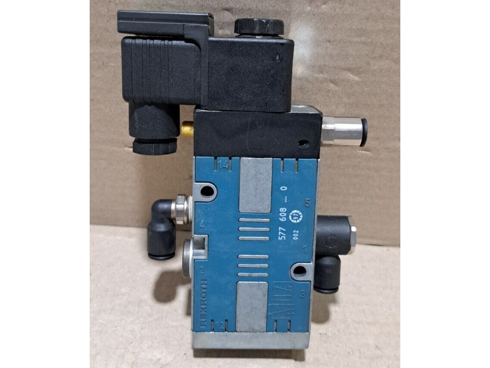 REXROTH 577 608...0 Pneumatic 5/2-Directional Valve 1 PCS #D7809/2# 577 608 0 | Rexroth - Зображення 1