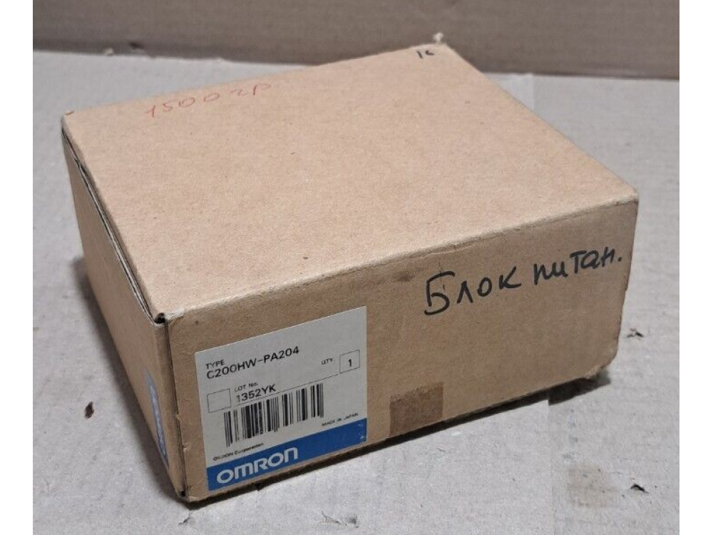 OMRON C200HW-PA204 Power Supply 1 pcs #AD1612# C200HW-PA204 | Omron - Зображення 1