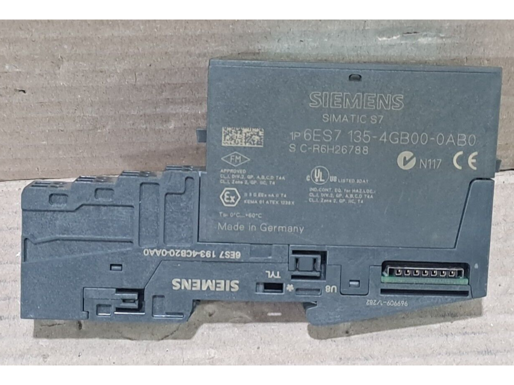 Siemens 6ES7 135-4GB00-0AB0 ELECTRONIC MODULE FOR ET 200S 1 pcs #AD1612# 6ES7 135-4GB00-0AB0 | Siemens - Зображення 1