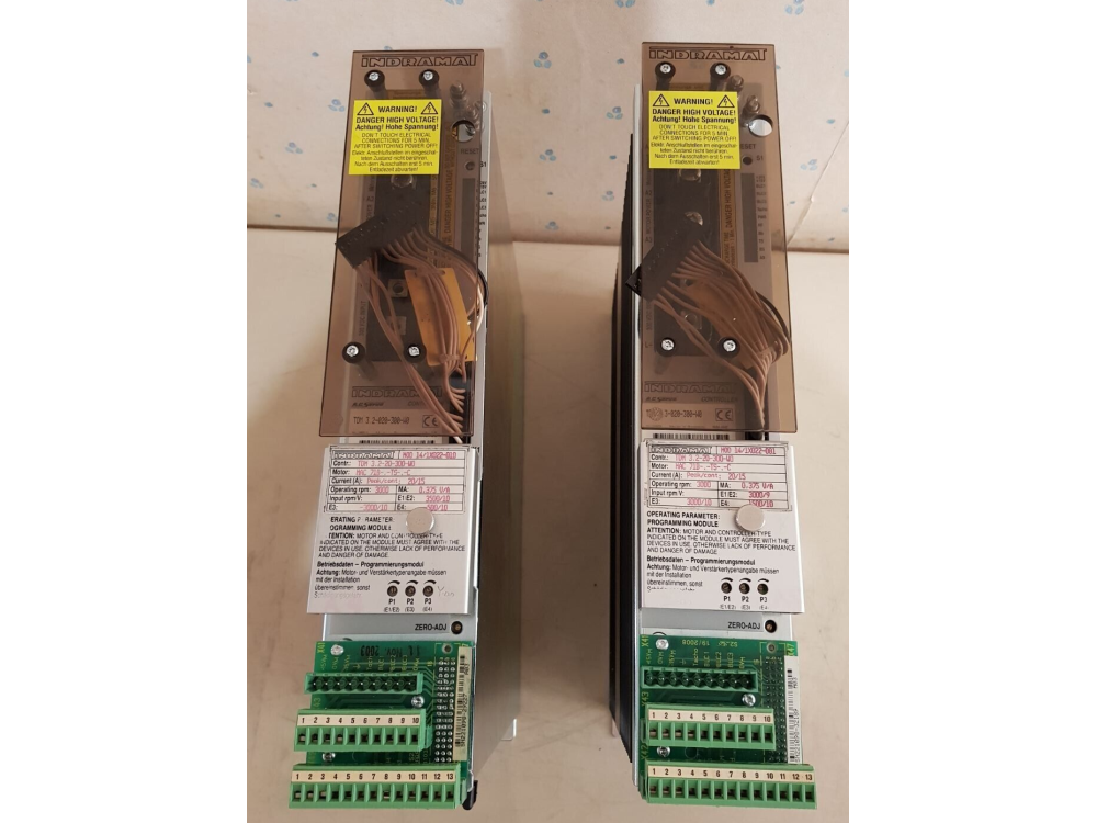 Indramat TDM 3.3-020-300-W0 AS Servo Controller + MOD 14/1X0022-081 BD7809 1 pcs TDM 3.3-020-300-W0 | Indramat - Зображення 1