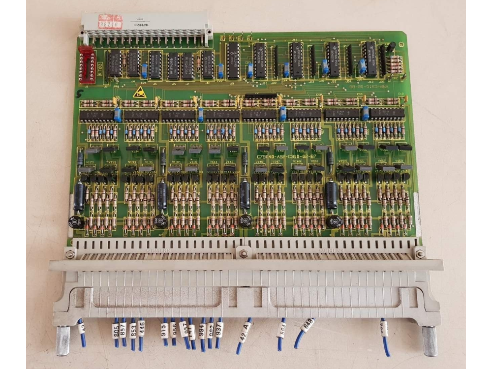 Siemens GWK X 20 C79040-A92-C310-02-85 Circuit Board #BD7809# 1 pcs C79040-A92-C310-02-85 | Siemens - Зображення 1