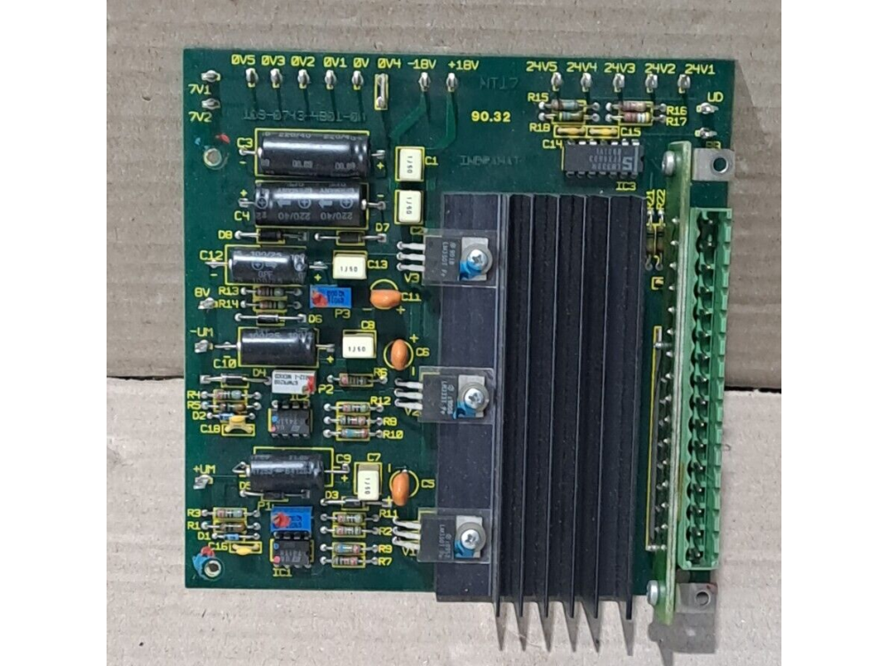 INDRAMAT NT17 109-0743-4A01-00 / 109-0743-4B01-00 1 PCS #BD7809# INDRAMAT NT17 | Indramat - Зображення 1