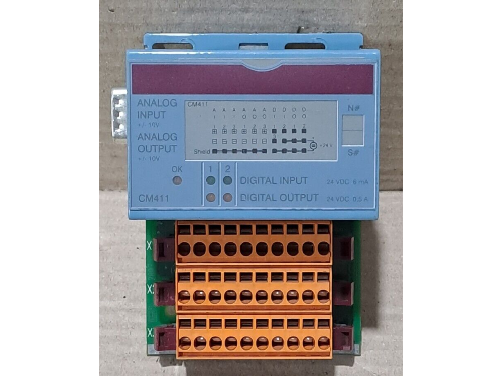 B&R CM411 7CM411.70-1 REV. D0 combination module 3 inputs 24 VDC 50 kHz 1 pcs CM411 | B&R - Зображення 1