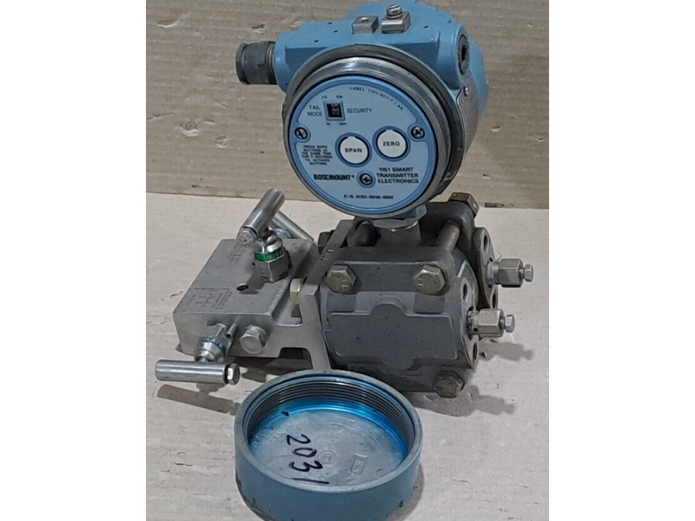 ROSEMOUNT SMART 1151DP5S22B1E8Q4 + 01166-0021-0002 Pressure transmitter 1pcs 1151 | Rosemount - Зображення 1