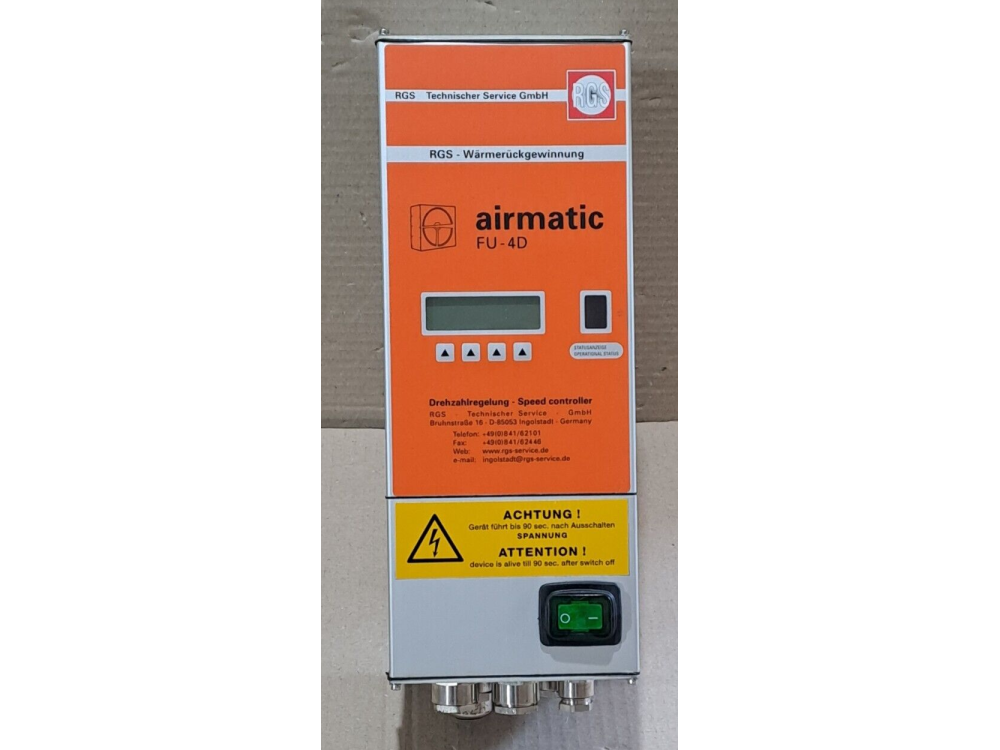 RGS Airmatic FU-4D #BD7809# ( 1 PCS ) FU-4D | RGS - Зображення 1