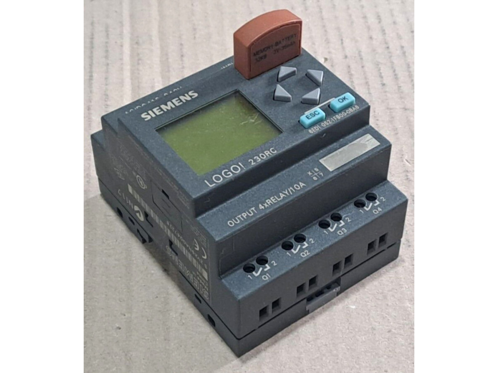 SIEMENS LOGO 6ED1052-1FB00-0BA6 CONTROLLER ( 1Pcs) #G1362# 6ED1052-1FB00-0BA6 | Siemens - Зображення 1