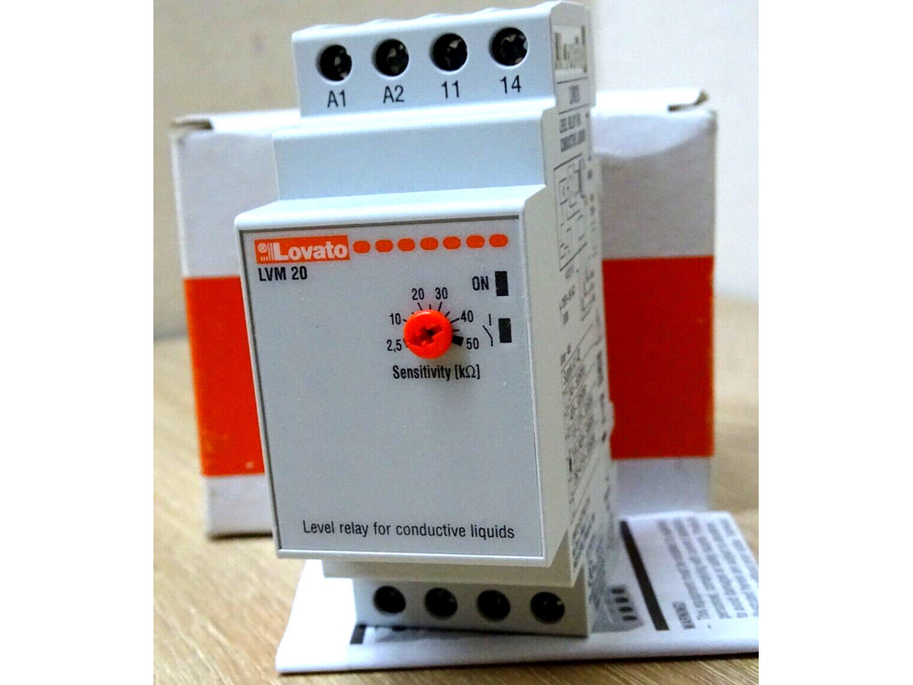 LOVATO LVM 20 A240 LEVEL CONTROL RELAY 1 PCS #AD1612# LVM20 | Lovato - Зображення 1