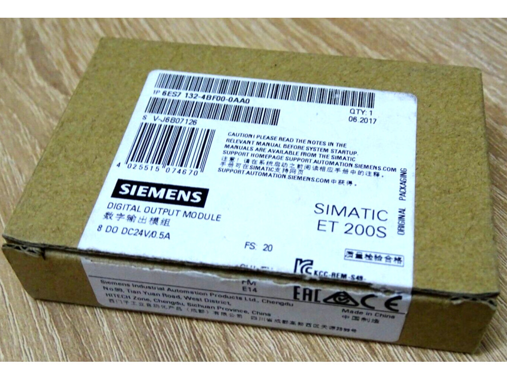 Siemens simatic ET200S 6ES7132-4BF00-0AA0 1 PCS #AD1612# 6ES7132-4BF00-0AA0 | Siemens - Зображення 1