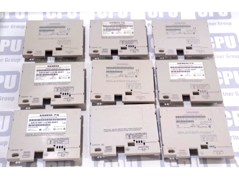 1 lot Siemens P/N OP7-DP 6AV3607-1JC20-0AX1 Back covers 6AV3607-1JC00-0AX1 OP7-DP | Siemens - Зображення 1
