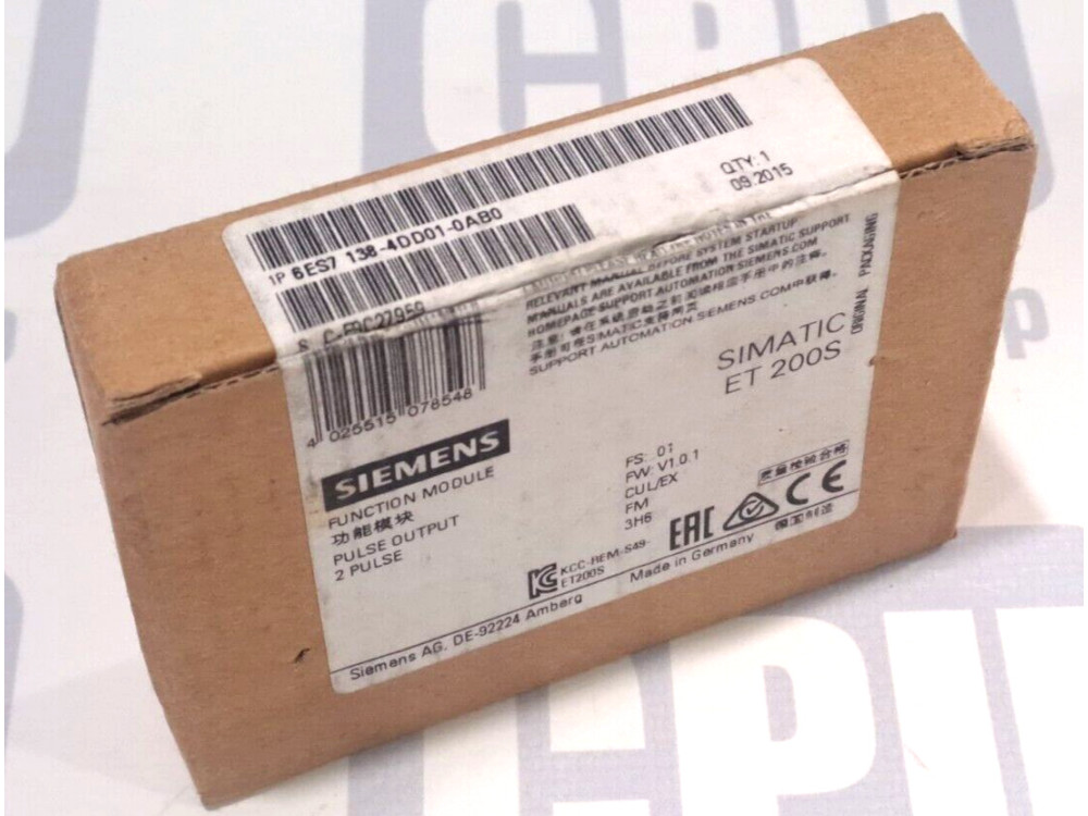 Siemens Simstic 6ES7138-4DD01-0AB0 ET 200S ( 1PCS ) #AD1612# 6ES7138-4DD01-0AB0 | Siemens - Зображення 1