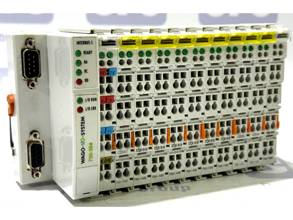 1 LOT- 11 pcs Wago 750-304 Fieldbus Coupler INTERBUS #BD7809/4# 750-304 | Wago - Зображення 1