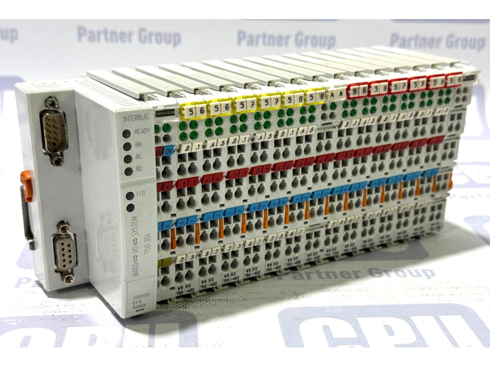 1 LOT- 15 pcs Wago 750-304 Fieldbus Coupler INTERBUS #BD7809/9# 750-304 | Wago - Зображення 1