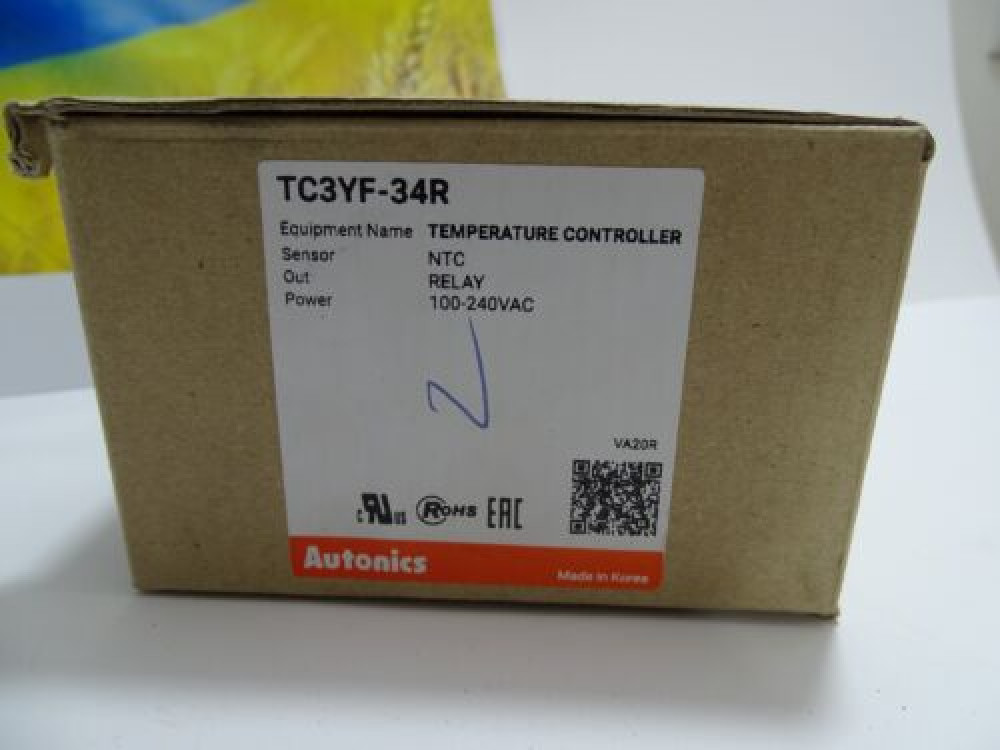 Autonics TC3YF-34R Temperature Controller 1 PCS TC3YF-34R | Autonics - Зображення 1