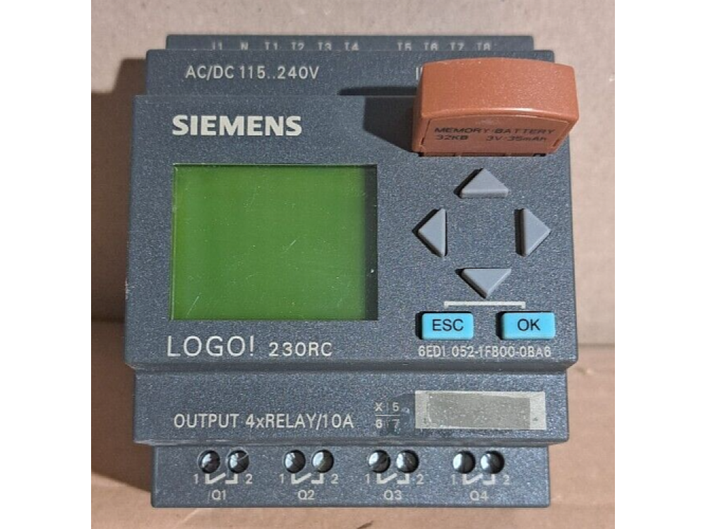 Siemens LOGO 6ED1052-1FB00-0BA6 logic module 1 pcs #G1362# 6ED1 052-1FB00-0BA6 | Siemens - Зображення 1