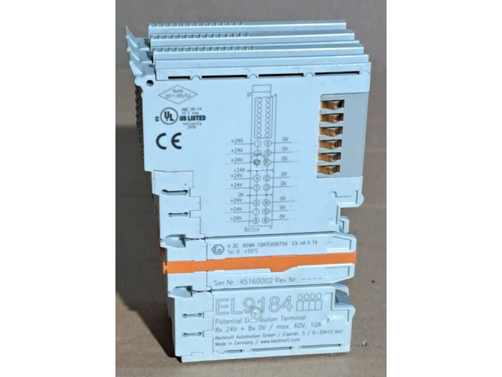 Beckhoff EL9184 Potential distribution terminal (1 pcs) #AD1612# EL9184 | Beckhoff - Зображення 1