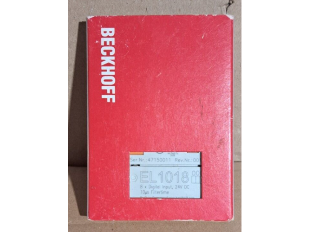 Beckhoff EL1018 EtherCAT Terminal 1 PCS #AD1612# EL1018 | Beckhoff - Зображення 1