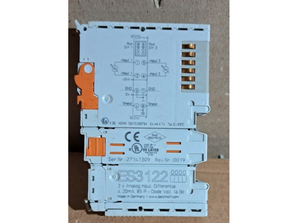 BECKHOFF ES3122 EtherCAT Terminal 1 PCS #AD1612# ES3122 | Beckhoff - Зображення 1