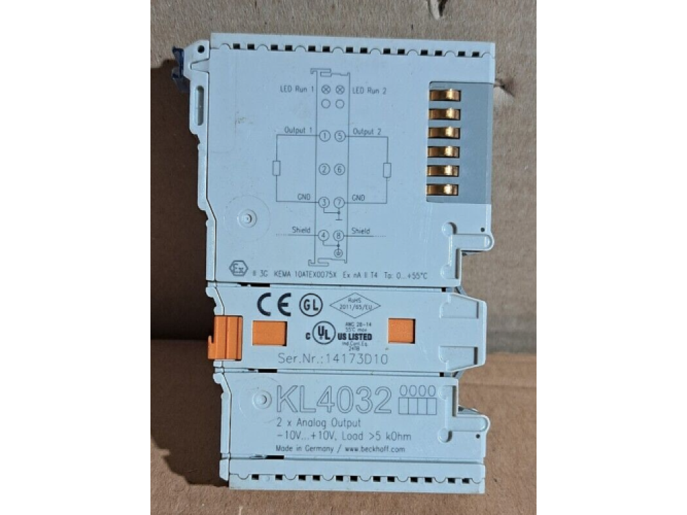 BECKHOFF KL4032 Bus Terminal 1 PCS #AD1612# KL4032 | Beckhoff - Зображення 1