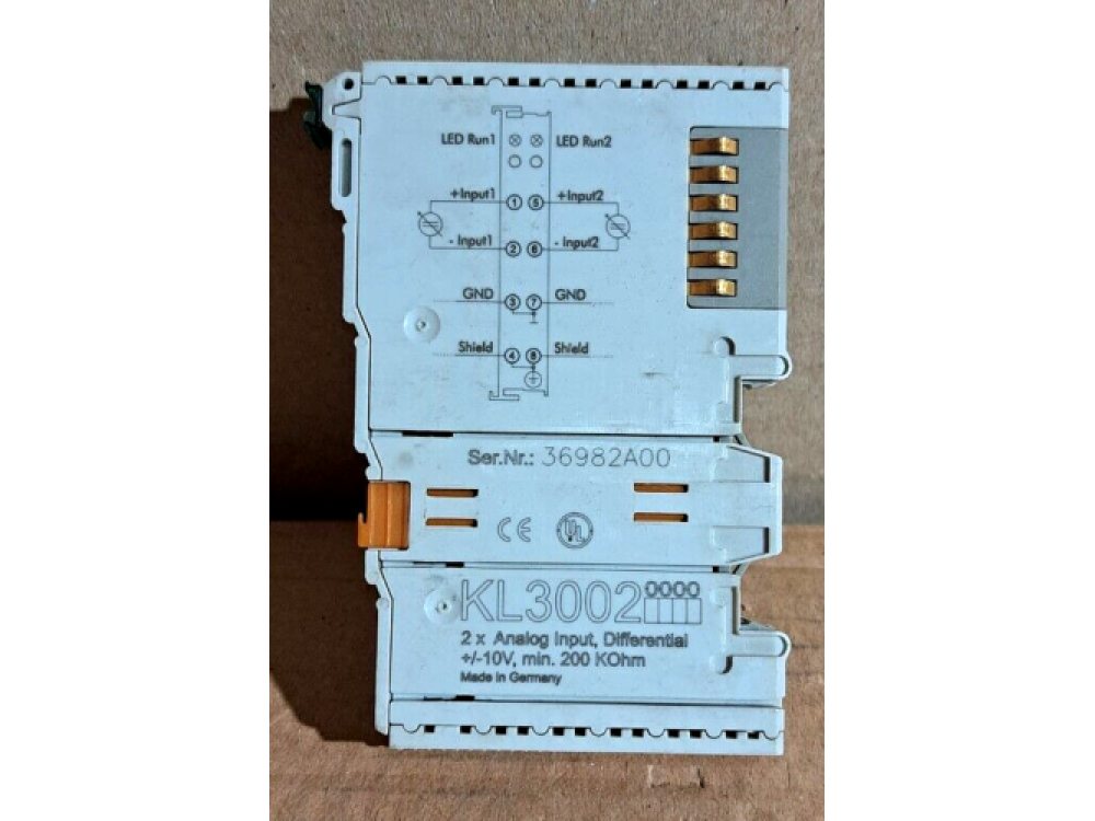 BECKHOFF KL3002 Bus Terminal 1 PCS #AD1612# KL3002 | Beckhoff - Зображення 1