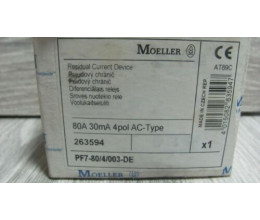 MOELLER/EATON PF7-80/4/003-DE 263594 Residual current device 80A 30mA 4pol