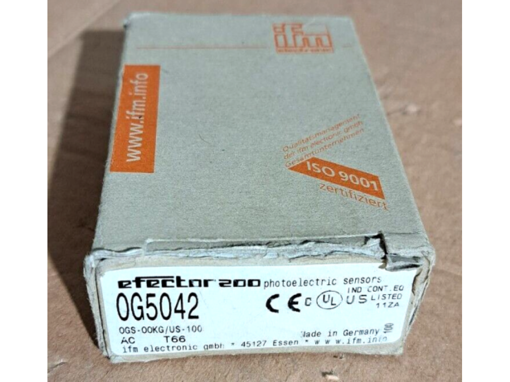 IFM OG 5042 OJELFPKG/SO/AS Thru-beam laser sensor 1 PCS #AD1612# IFM OG5042 | Ifm Electronic - Зображення 1