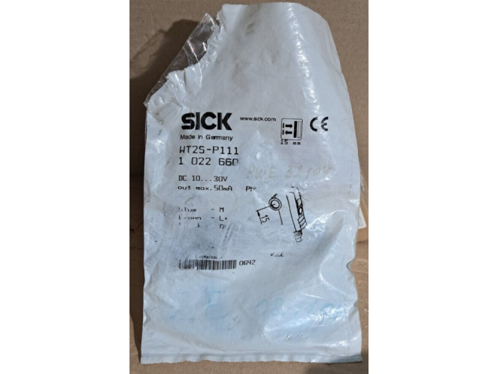 Sick WT2S-P111 Photoelectric proximity sensor 1 pcs #AD1612# WT2S-P111 | Sick - Зображення 1