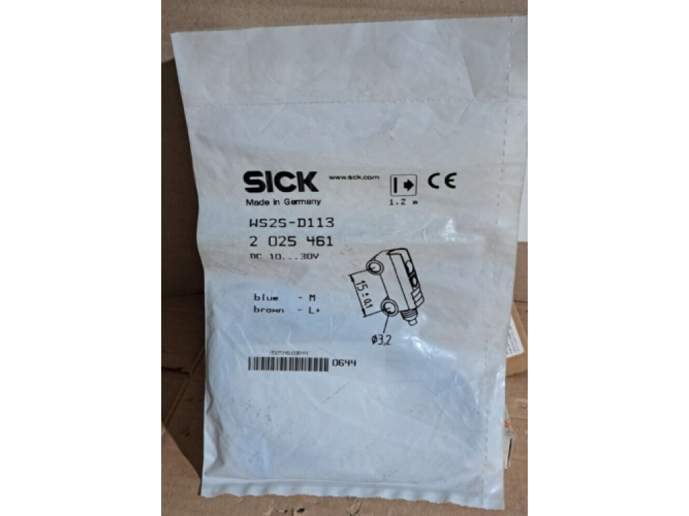 Sick WS2S-D113 Photoelectric Switch 1 pcs #AD1612# WS2S-D113 | Sick - Зображення 1