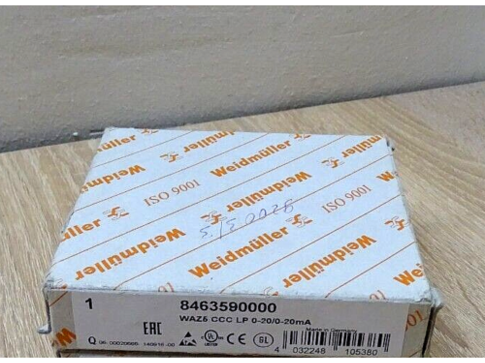Weidmuller WAZ5 CCC LP 0-20/0-20mA 8463590000 1 PCS #AD1612# WAZ5 CCC LP 0-20/0-20mA | Weidmuller - Зображення 1