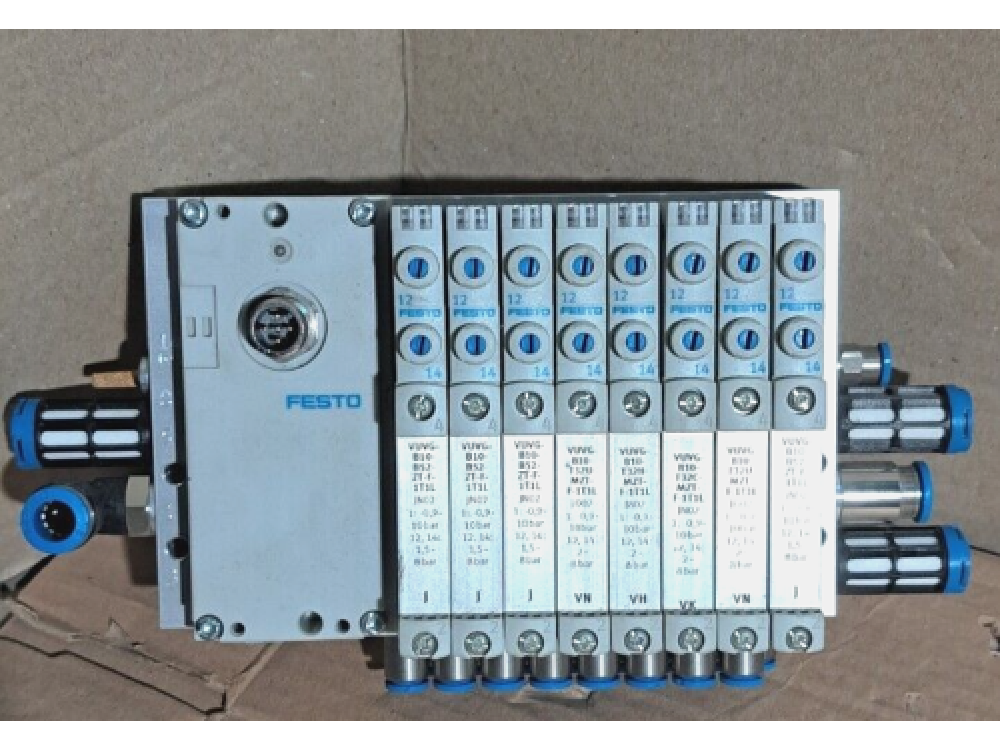 Festo VTUG-10-VRLK-S8-B1T Valve terminal VUVG B10-B52-ZT-F-1T1L 1 lot #AD1612# VTUG-10-VRLK-S8-B1T | Festo - Зображення 1