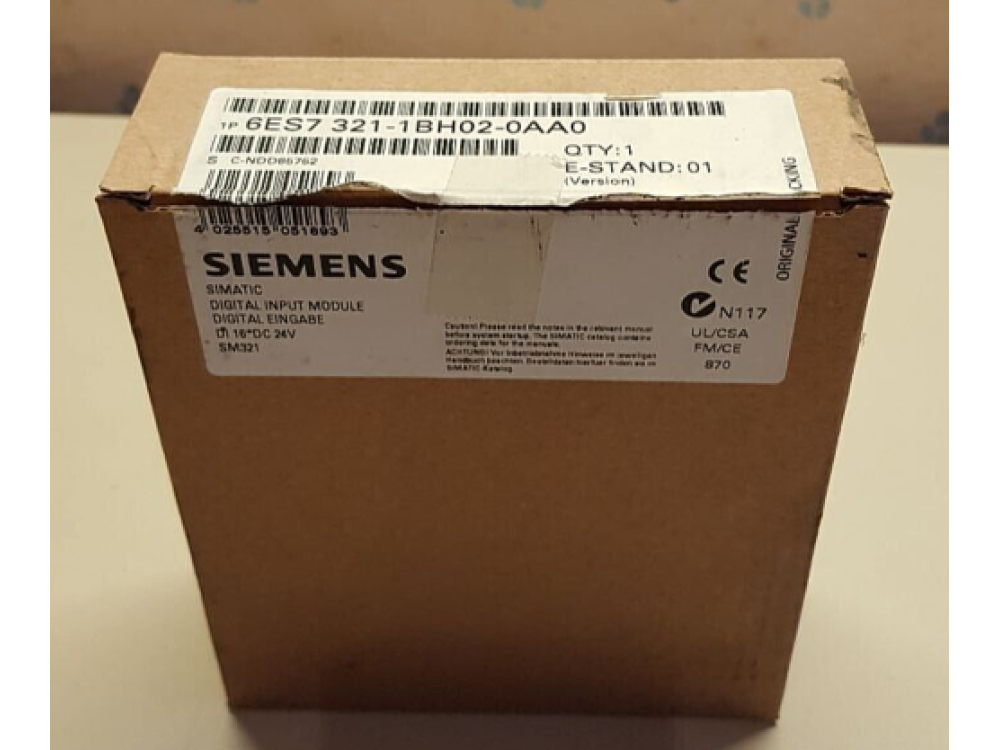 Siemens 6ES7321-1BH02-0AA0 SIMATIC S7-300 Digital input SM 321 ( 1PCS ) #BD7809# 6ES7321-1BH02-0AA0 | Siemens - Зображення 1